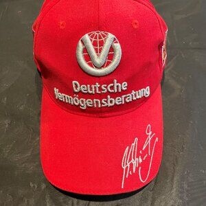 Michael Schumacher Ferrari Formula 1 Team Staff Cap 2001 -4 Times World Champion